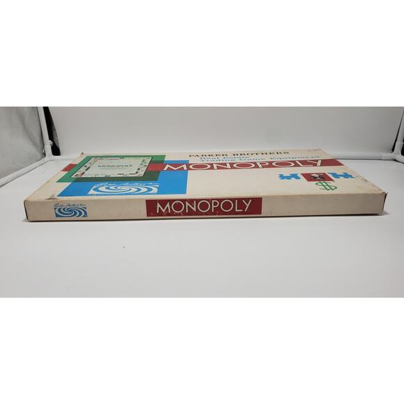 1961 Vintage Monopoly Board Game by Parker Brothers Classic Original, PRE-OWNED - Picture 5 of 10